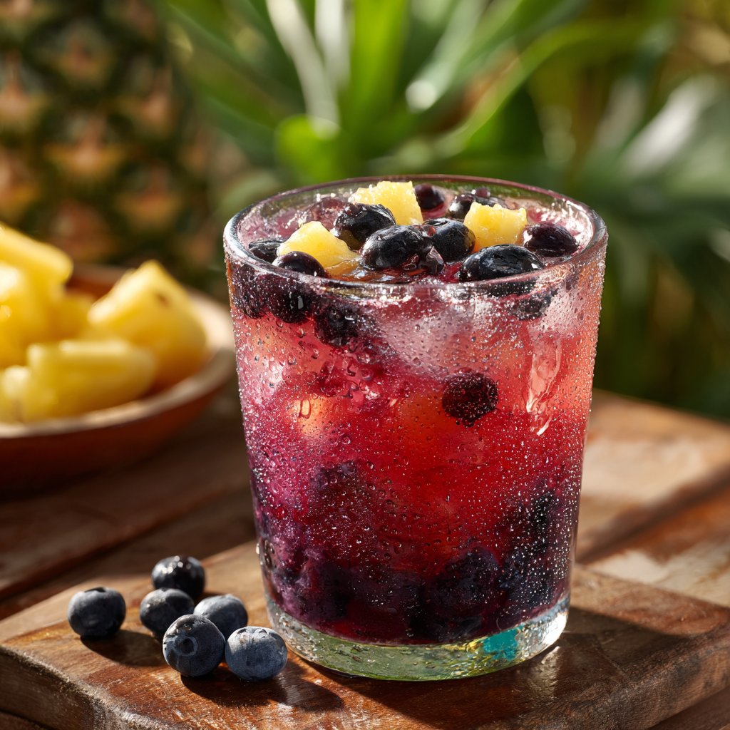 Pineapple Blueberry Refresher