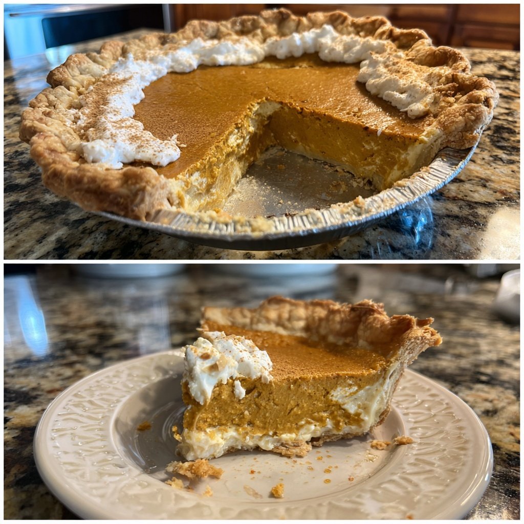 Festive Spiced Pumpkin Pie