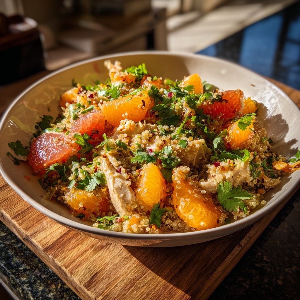 Citrus Chicken Quinoa Salad