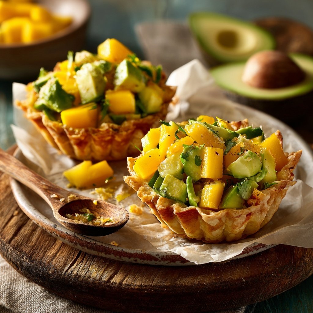 Mango Avocado Salad Cups